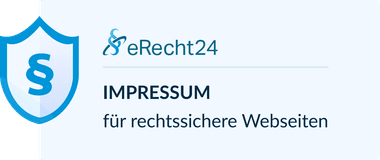 eRecht24 Siegel · Impressum für rechtssichere Webseiten